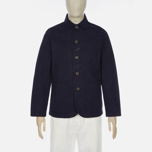 Nebraska Cotton Bakers Chore Jacket - Navy