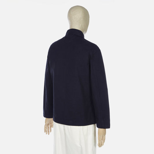 Nebraska Cotton Bakers Chore Jacket - Navy