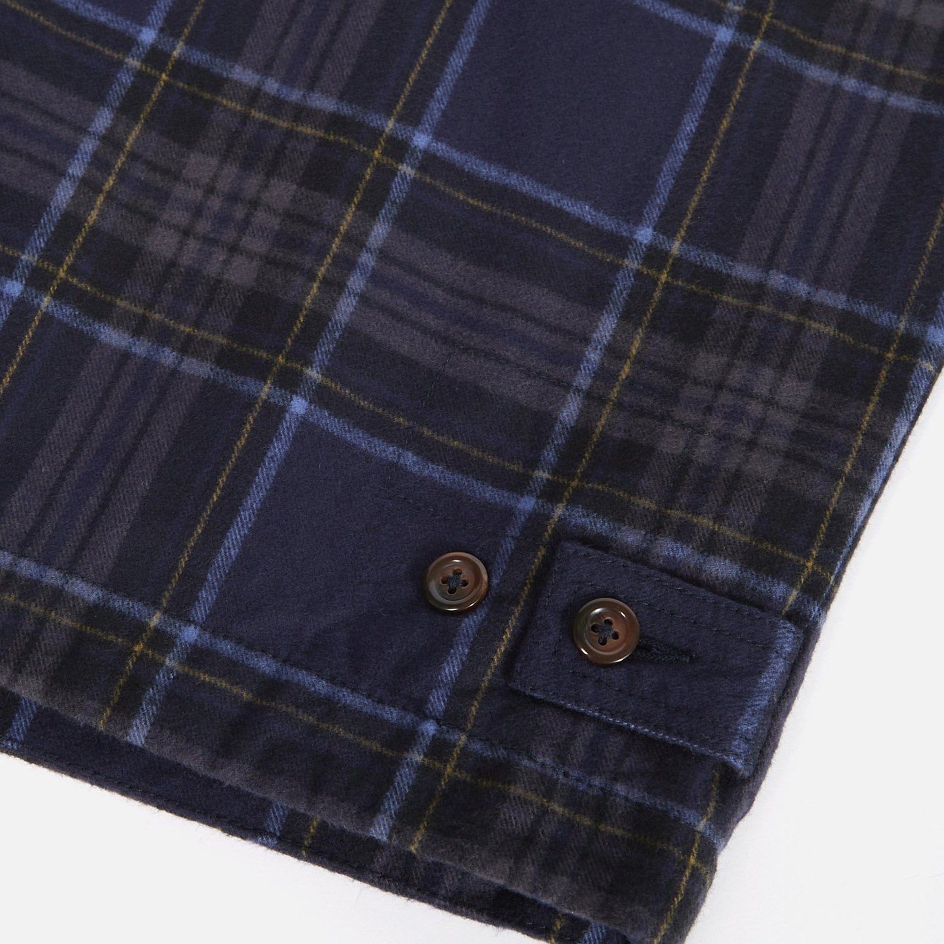 Universal Nebraska Cotton Check Gilet - Navy