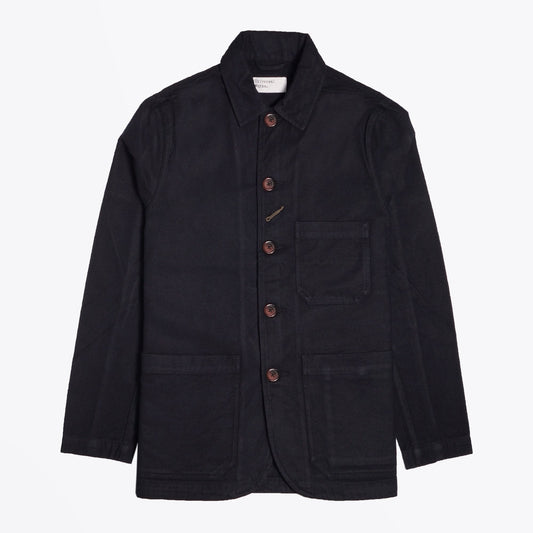 Nebraska Cotton Bakers Chore Jacket - Black
