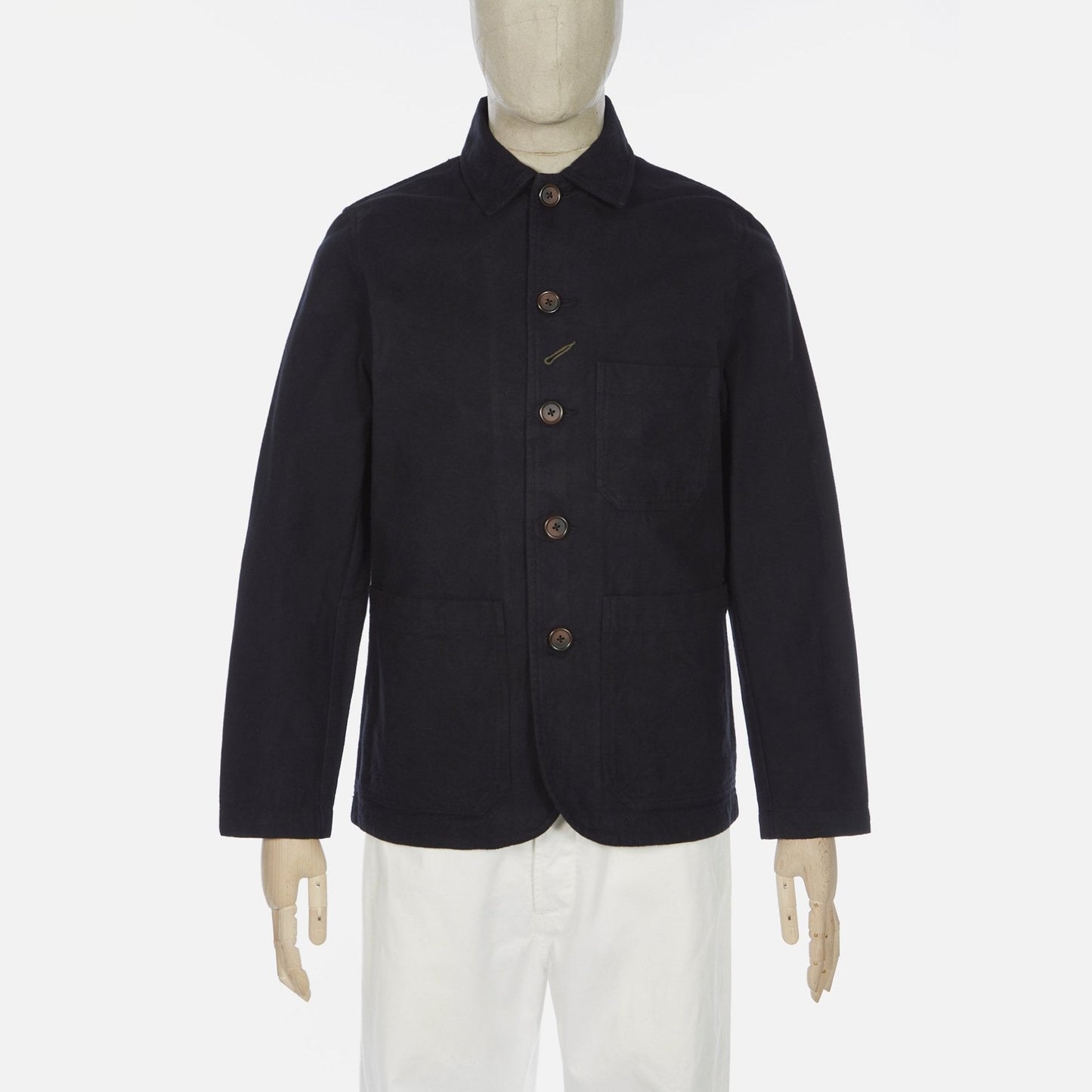 Nebraska Cotton Bakers Chore Jacket - Black