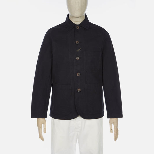 Nebraska Cotton Bakers Chore Jacket - Black