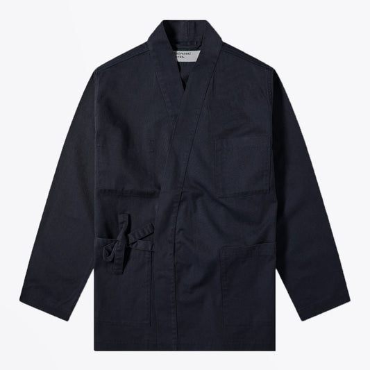 - Quilted Canvas Kyoto Work Jacket - Deep Blue