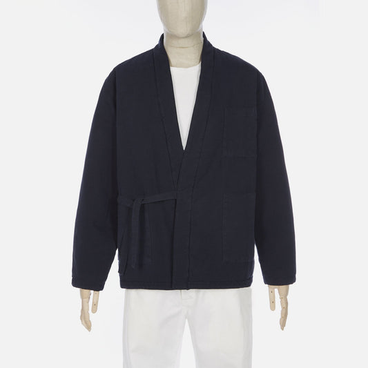 - Quilted Canvas Kyoto Work Jacket - Deep Blue