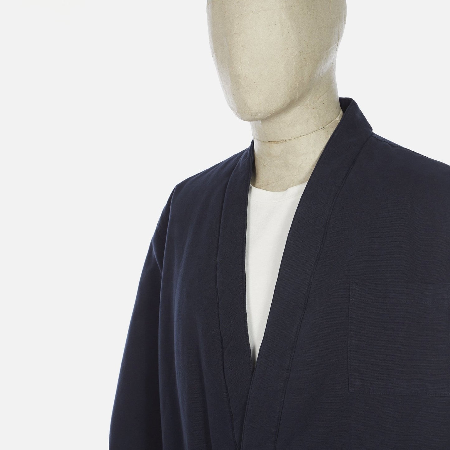 - Quilted Canvas Kyoto Work Jacket - Deep Blue