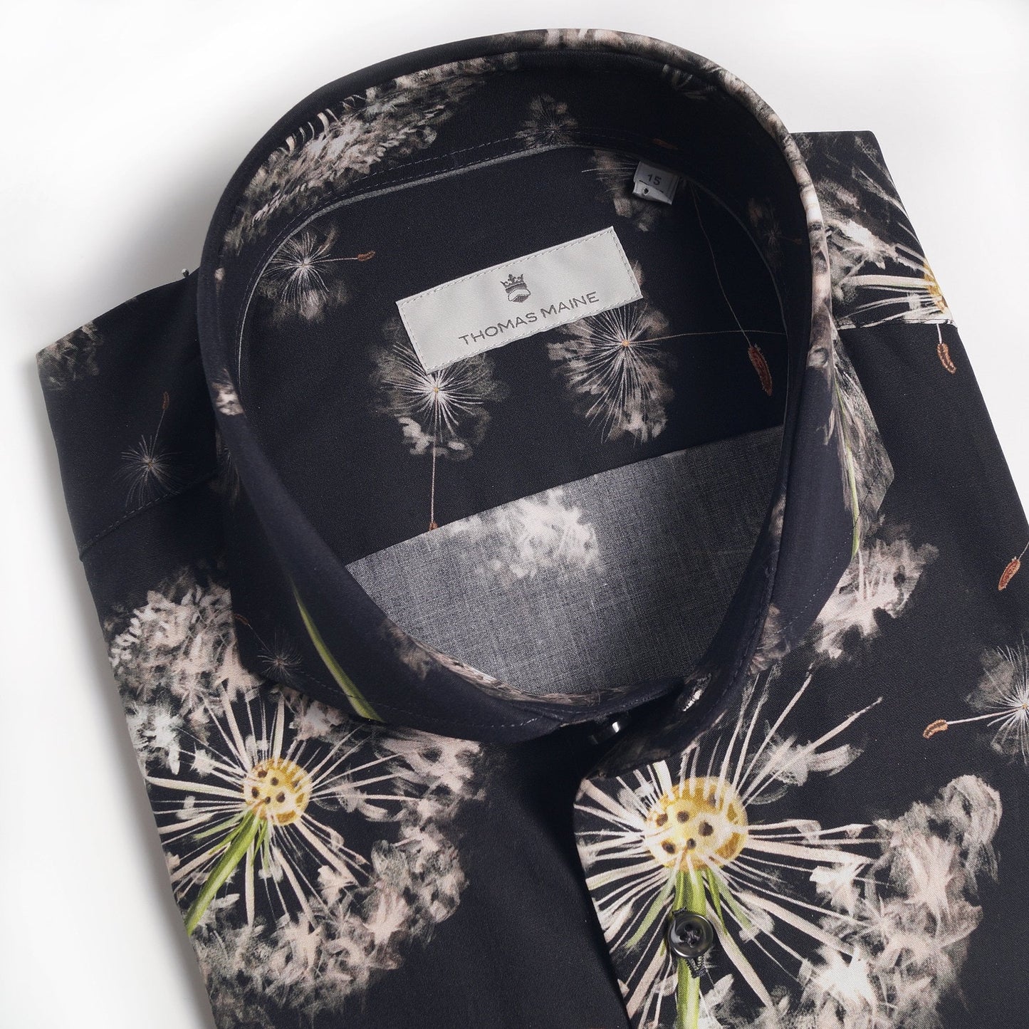 - Dandelion Print Shirt - Navy