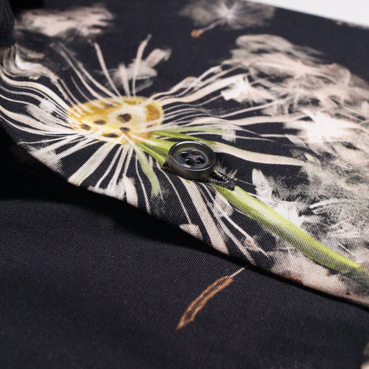 - Dandelion Print Shirt - Navy