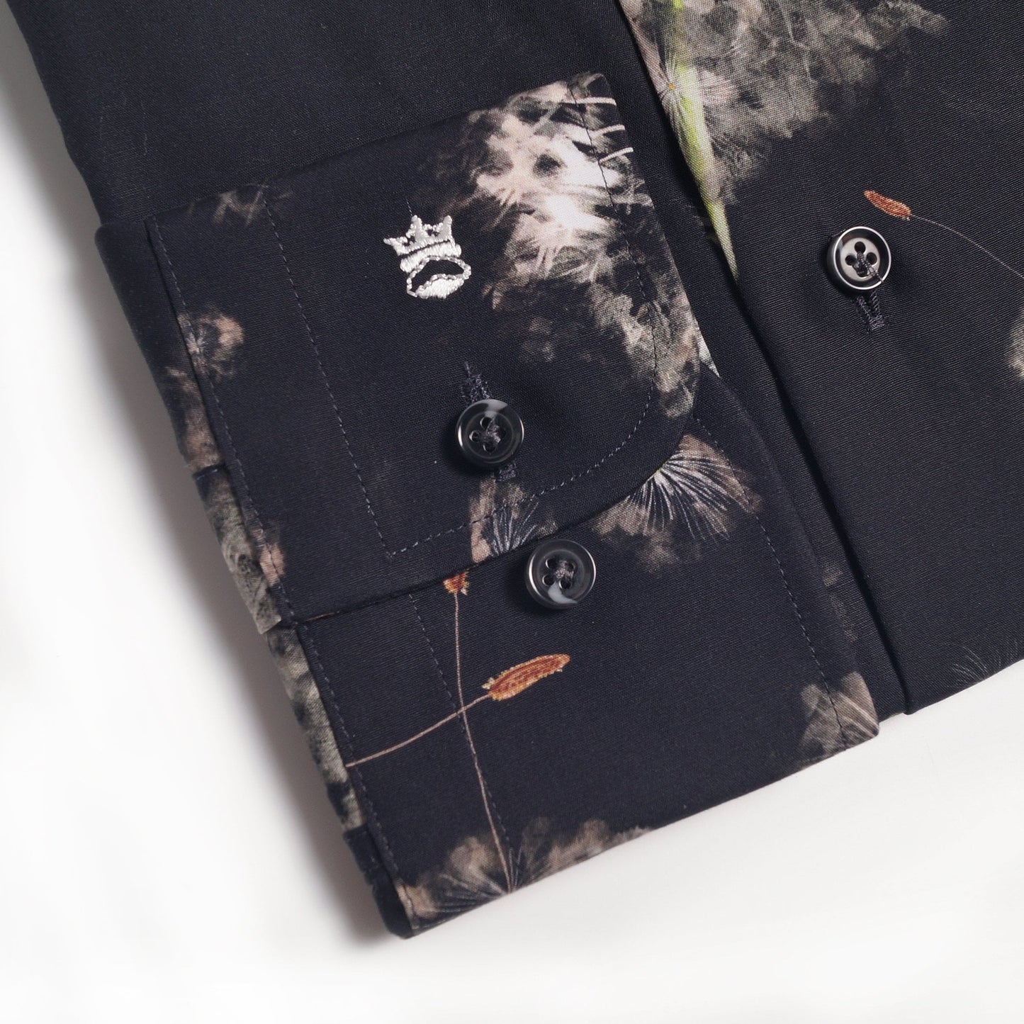 - Dandelion Print Shirt - Navy