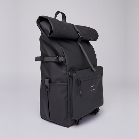 - Ruben - Rolltop Backpack - Black