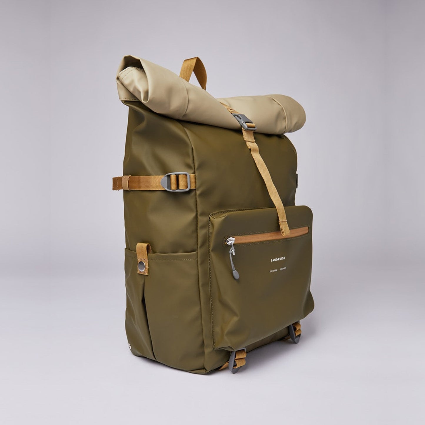 - Ruben - Rolltop Backpack - Green/Olive