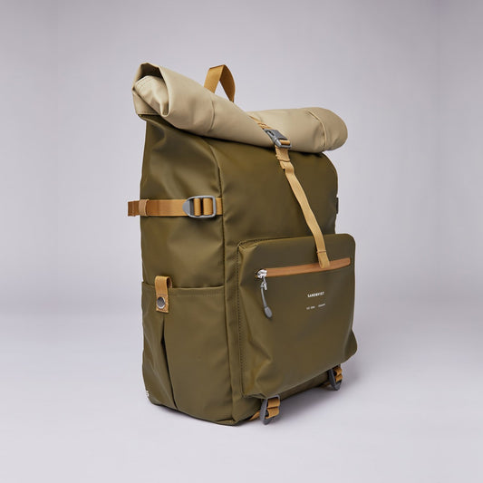 - Ruben - Rolltop Backpack - Green/Olive