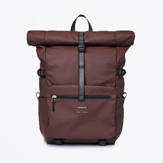 - Ruben - Rolltop Backpack - Burgundy