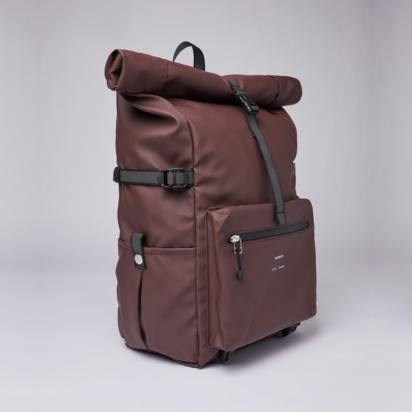 - Ruben - Rolltop Backpack - Burgundy