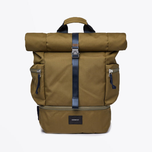 - Verner - Rolltop Backpack - Green