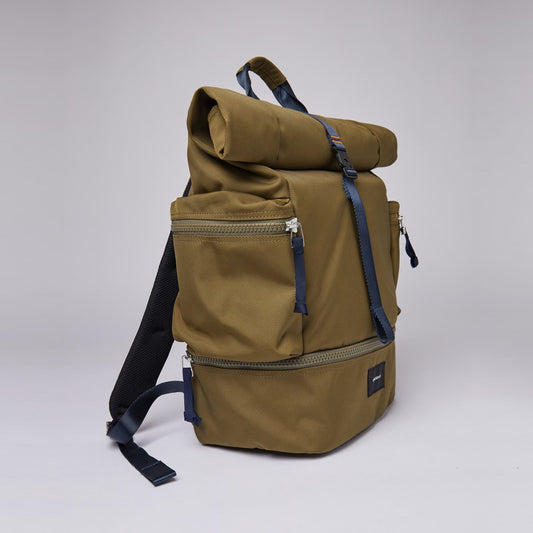- Verner - Rolltop Backpack - Green