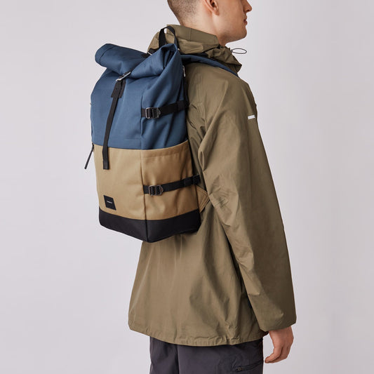 - Bernt - Eco Cordura Backpack - Blue/Bronze