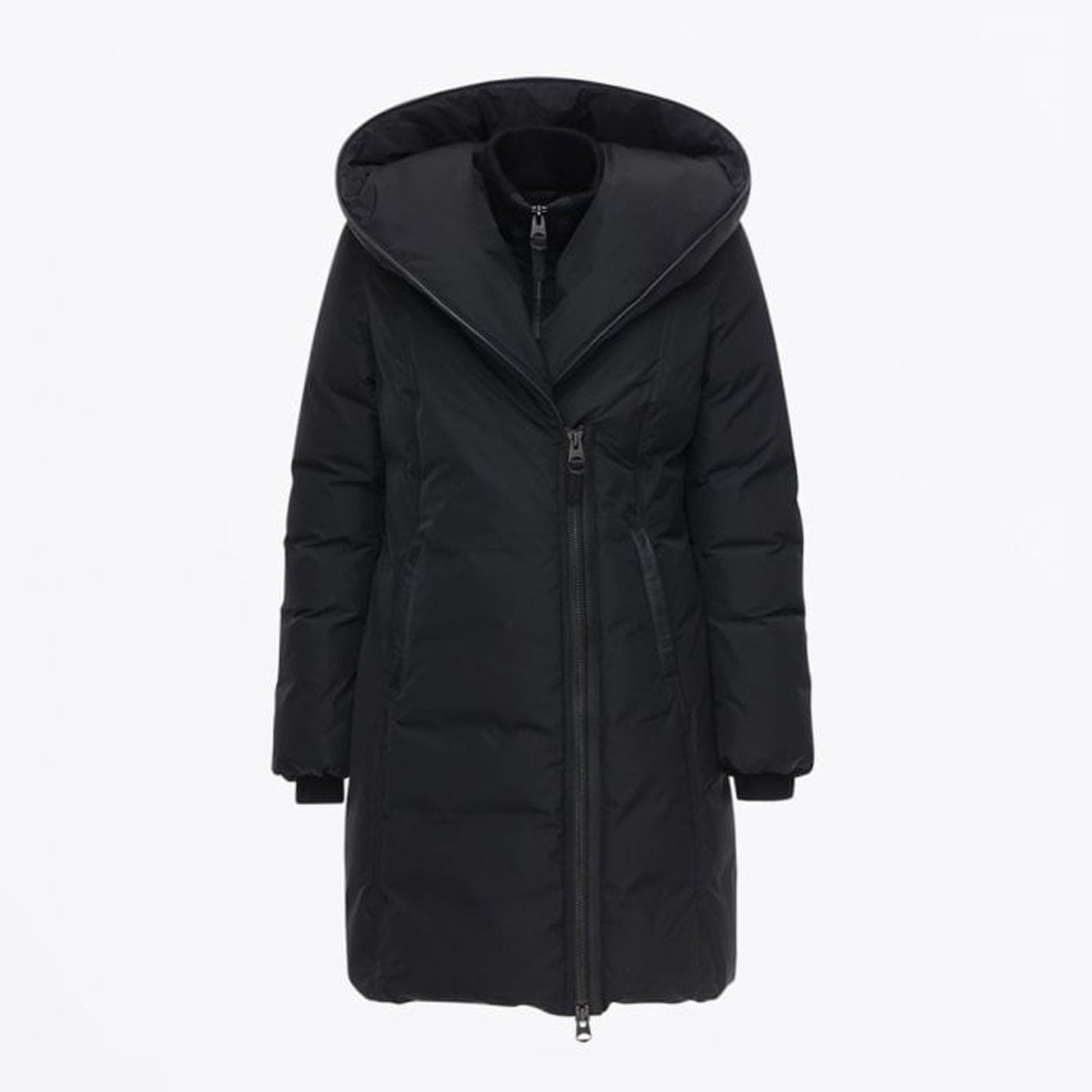 Mackage Kay - Hooded Down Coat With Signature Collar - Black