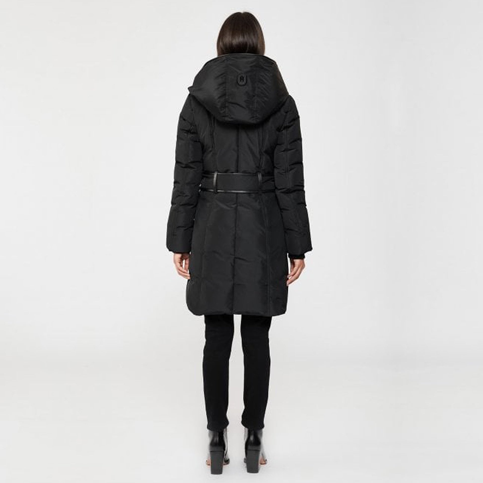 Mackage Kay - Hooded Down Coat With Signature Collar - Black