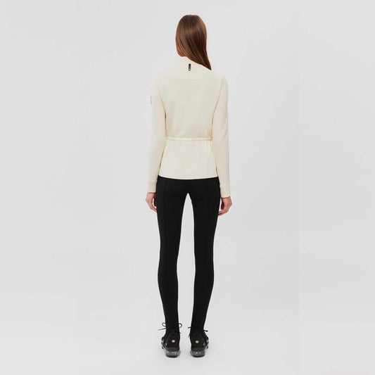 Joyce - Mixed Media Jacket - Cream
