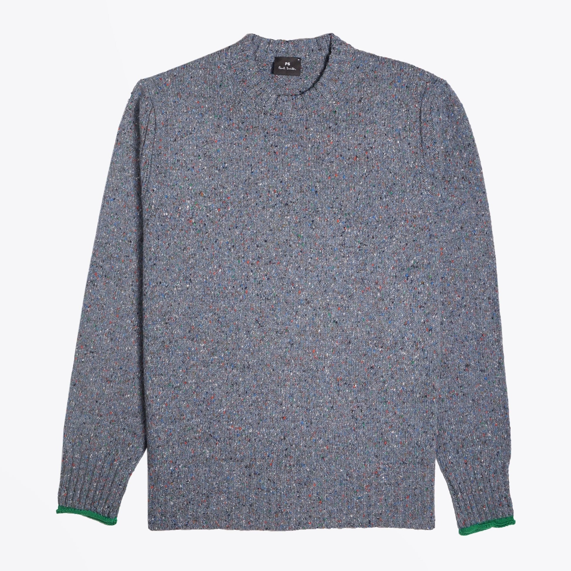 Paul Flecked Wool Sweater - Grey