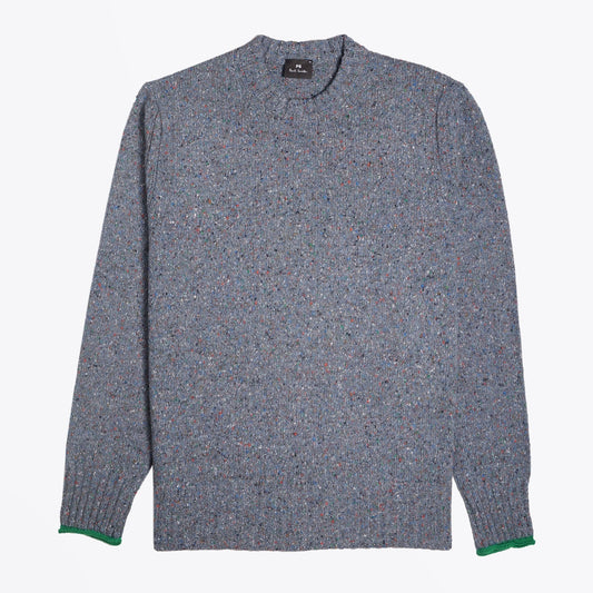 Flecked Wool Sweater - Grey
