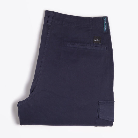 - Cargo Trousers - Dark Navy