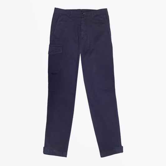 - Cargo Trousers - Dark Navy