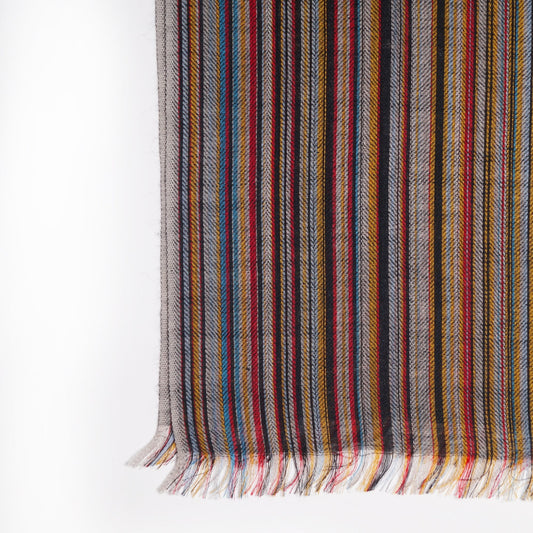 - Artist Clash Stripe Scarf - Multi