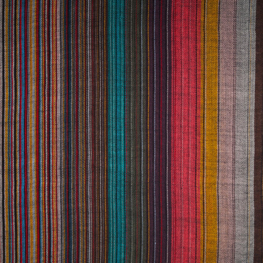 - Artist Clash Stripe Scarf - Multi