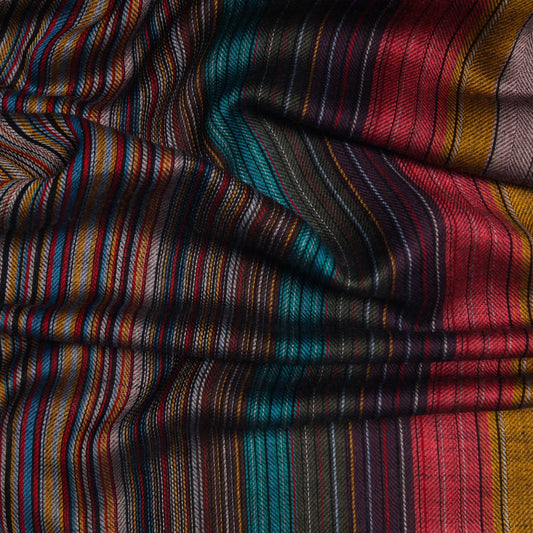 - Artist Clash Stripe Scarf - Multi