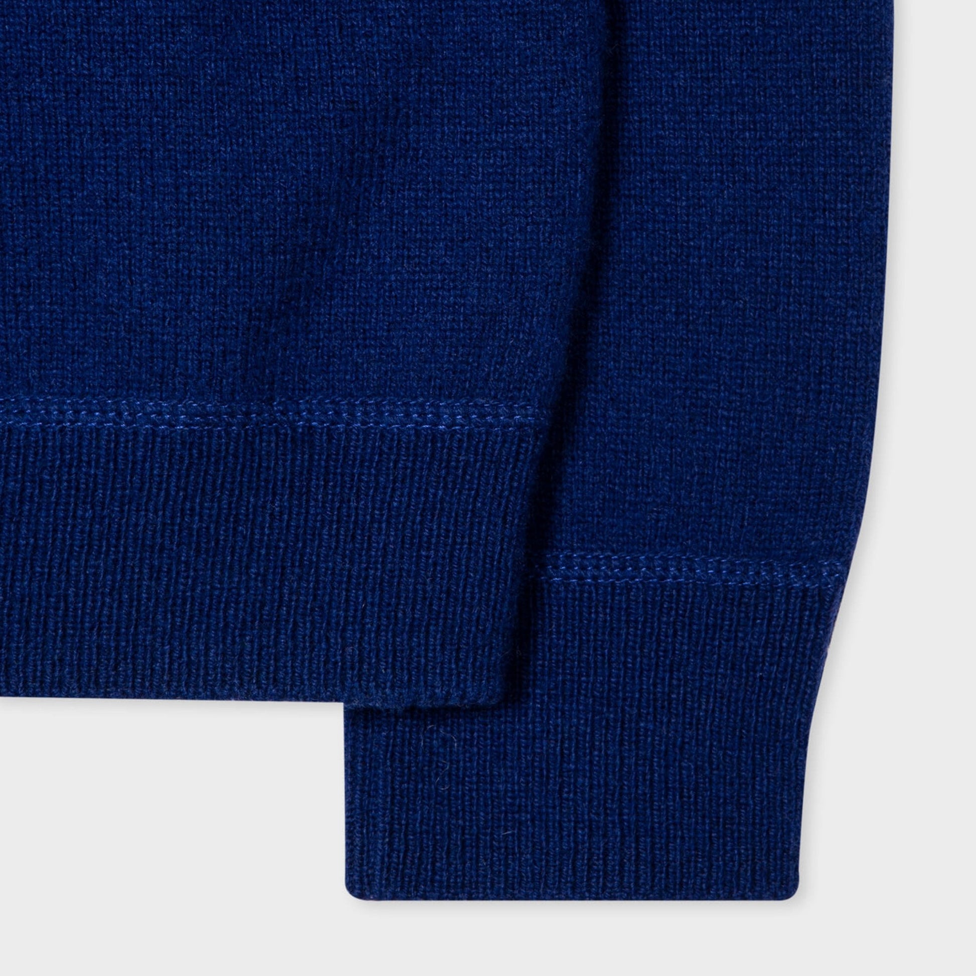 Paul Merino Raglan Sleeve Sweater - Blue