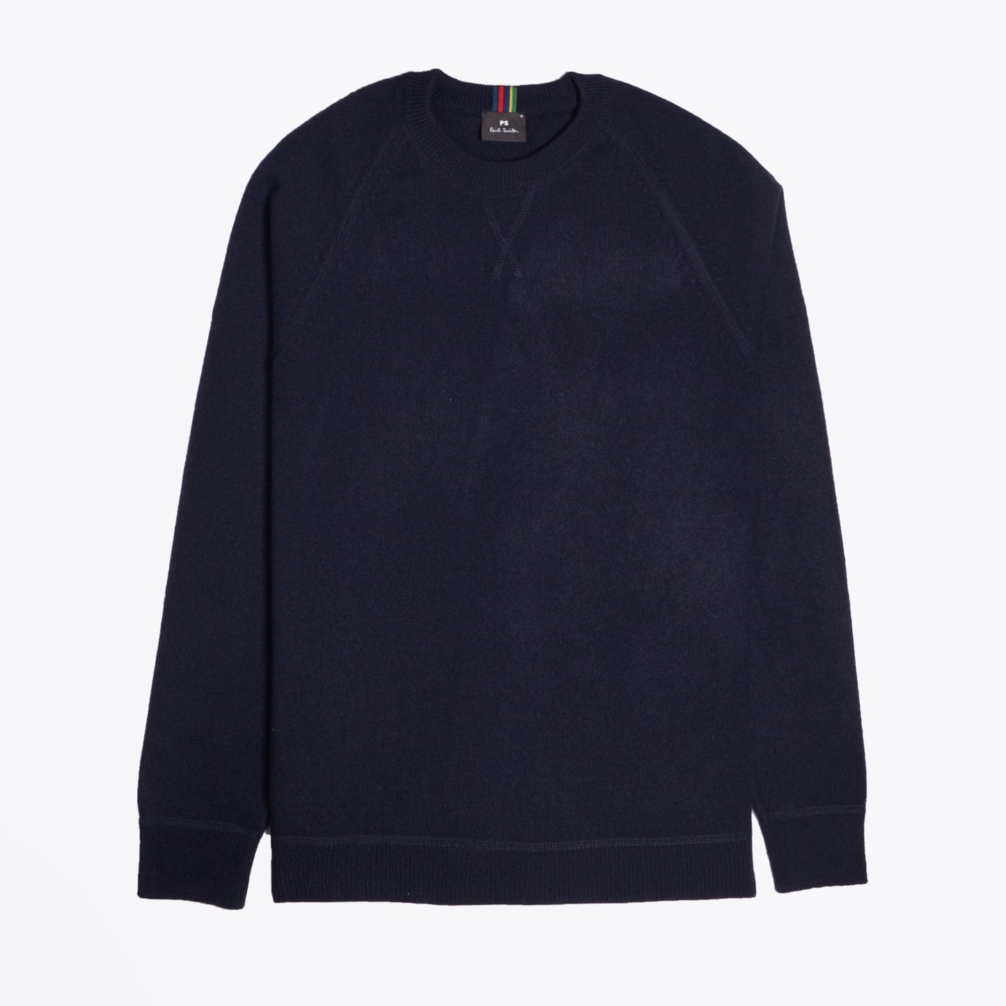 Merino Raglan Sleeve Sweater - Dark Navy