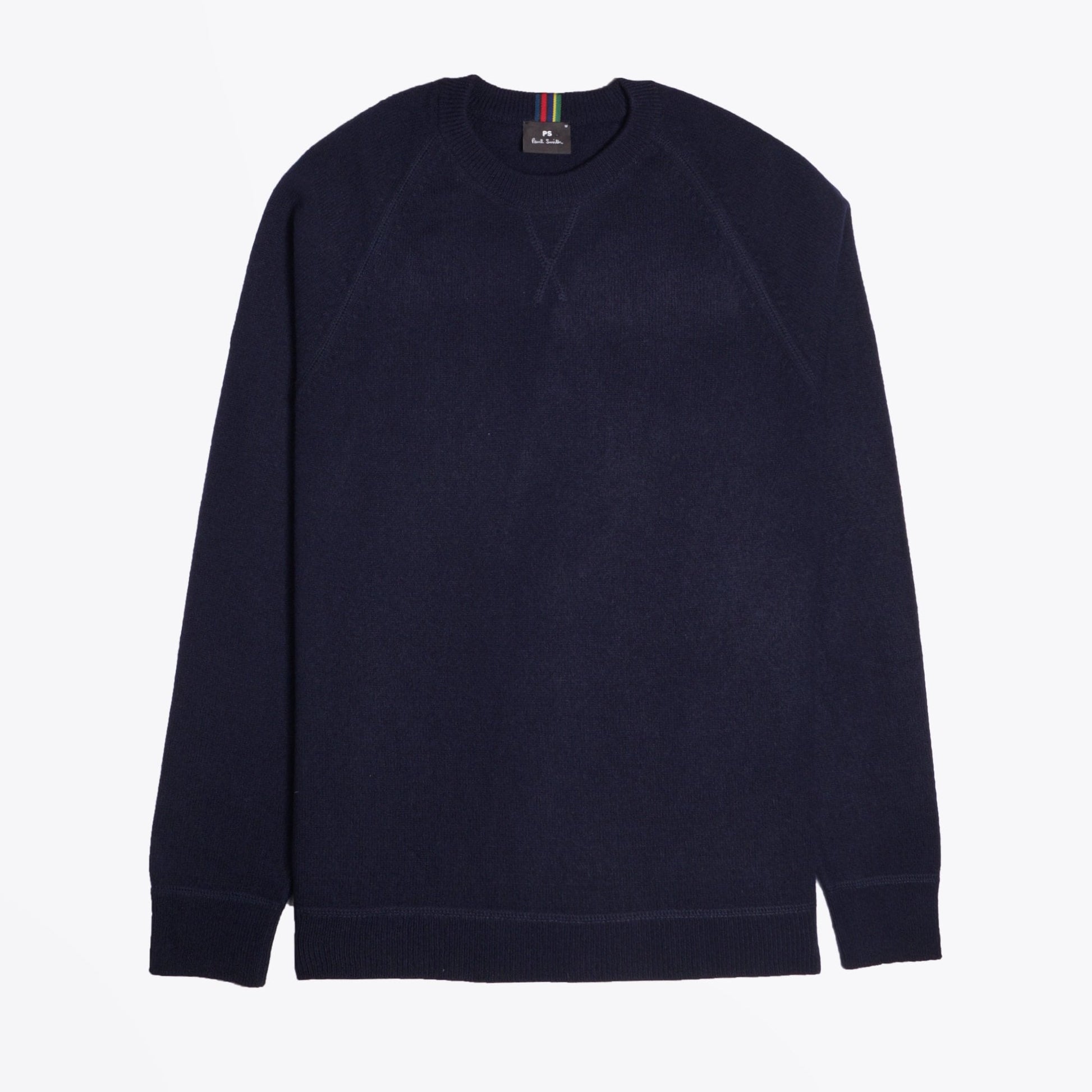 Paul Merino Raglan Sleeve Sweater - Dark Navy