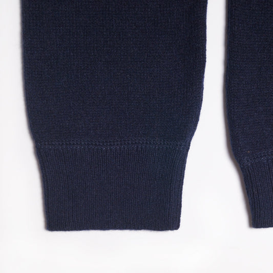 Merino Raglan Sleeve Sweater - Dark Navy
