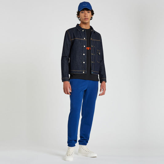 - Cotton Denim Trucker Jacket - Indigo