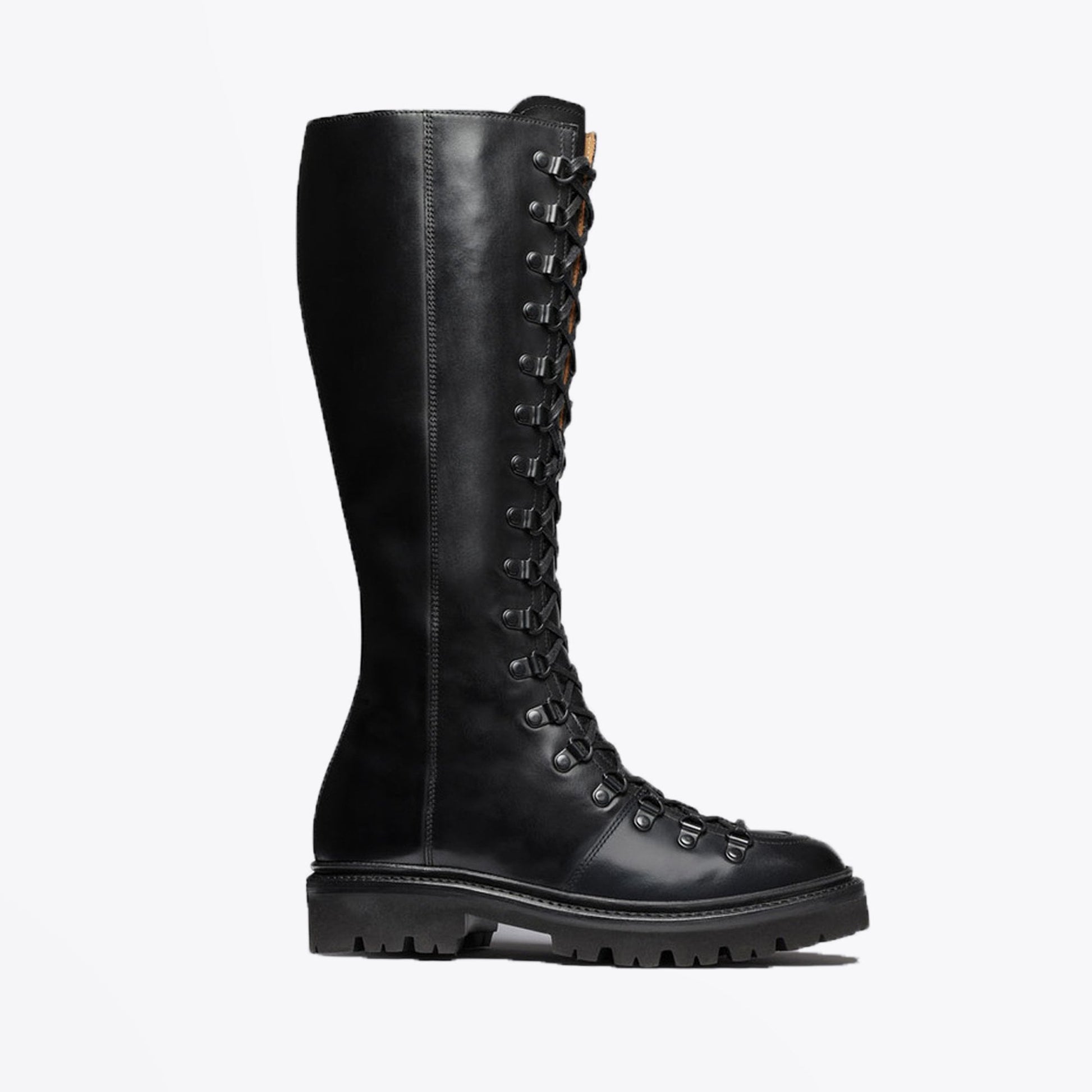 Grenson Nanette - Knee High Colorado Boot - Black
