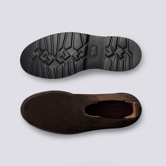 - Nova - Suede Chelsea Boot - Brown