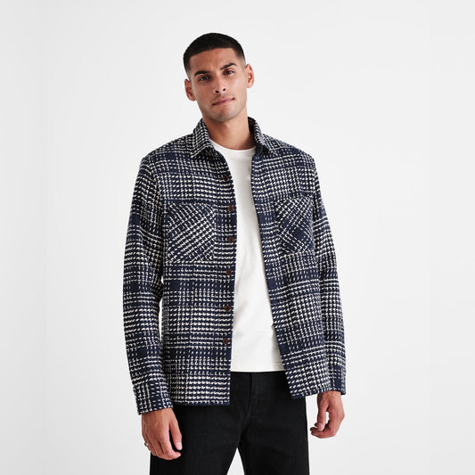 - Whiting - Weave Overshirt - Navy
