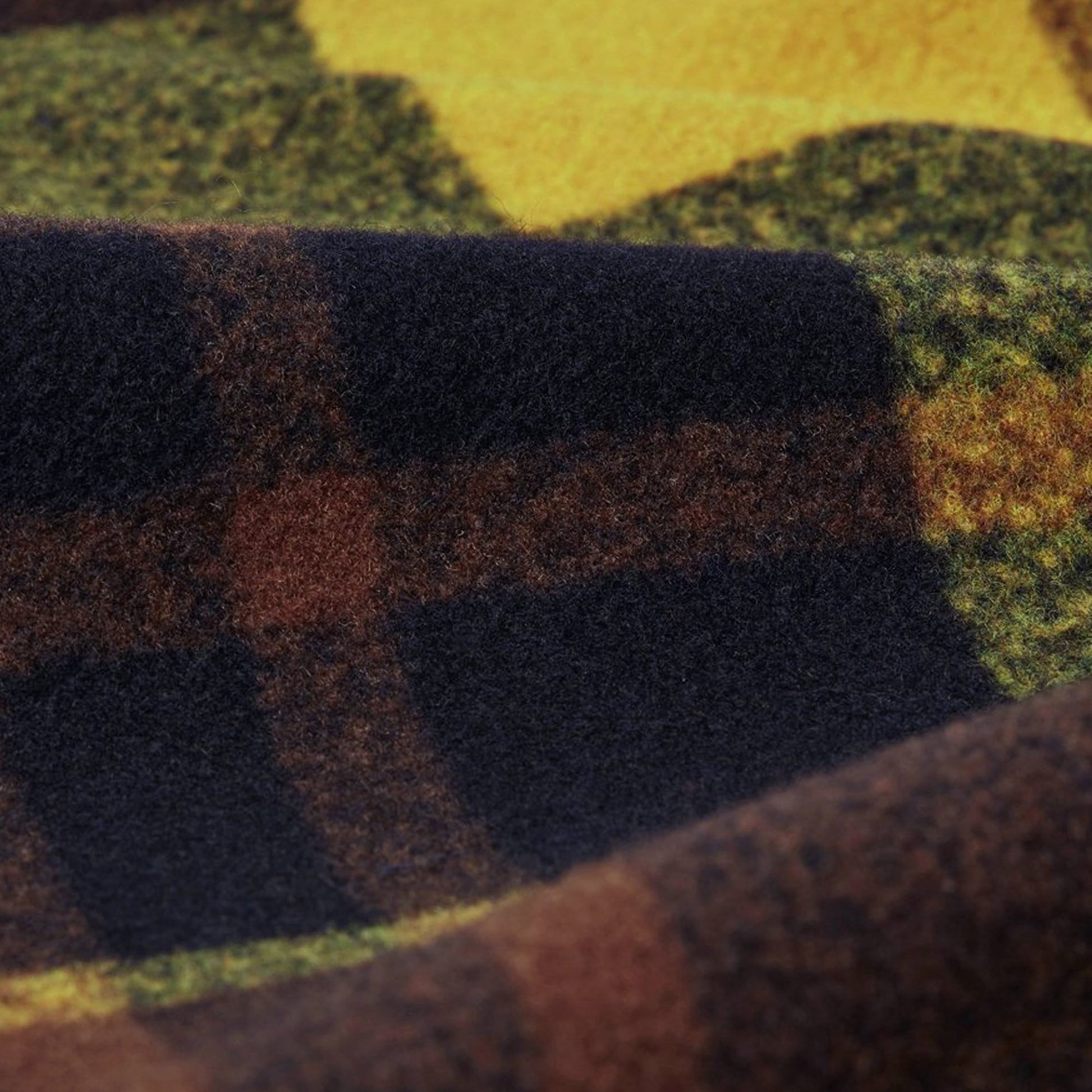 Wax Hybrid Check Bomber Jacket - Yellow