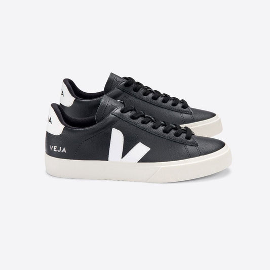 - ChromeFree Leather Campo Sneakers - Black/ White