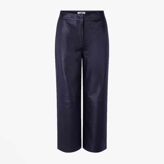 - Roxy - Leather Trousers - Navy