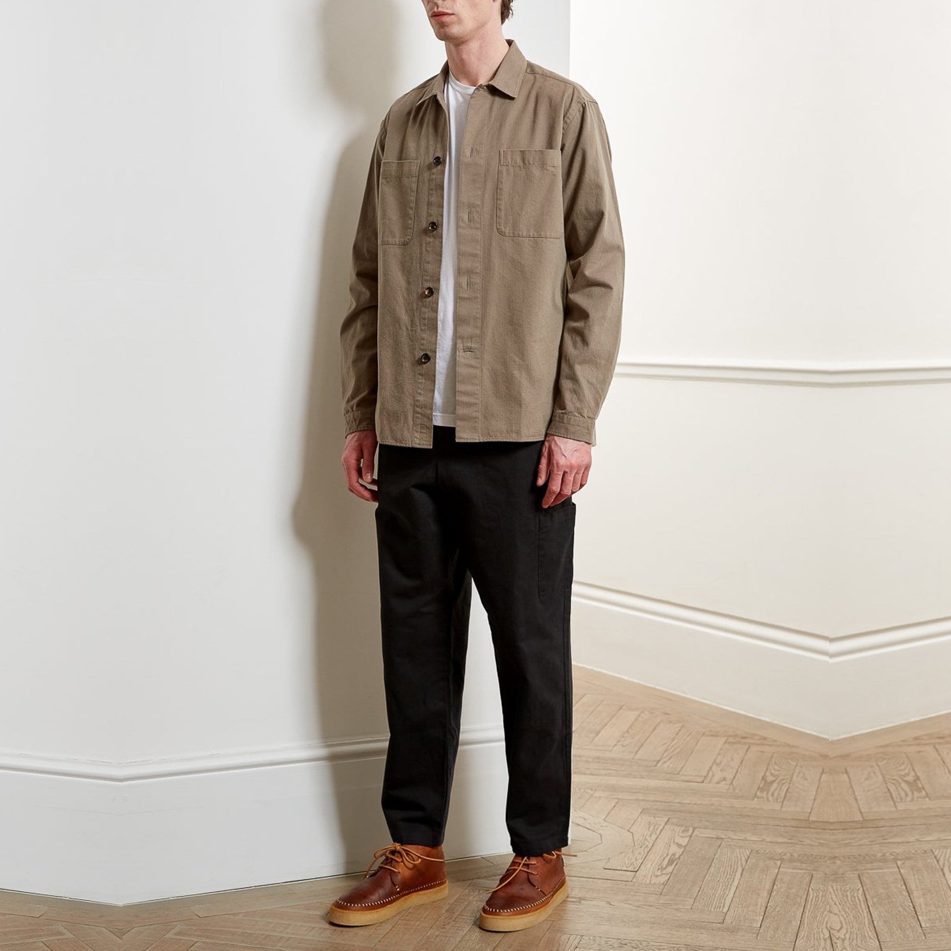 Oliver Judo - Herringbone Trousers - Black