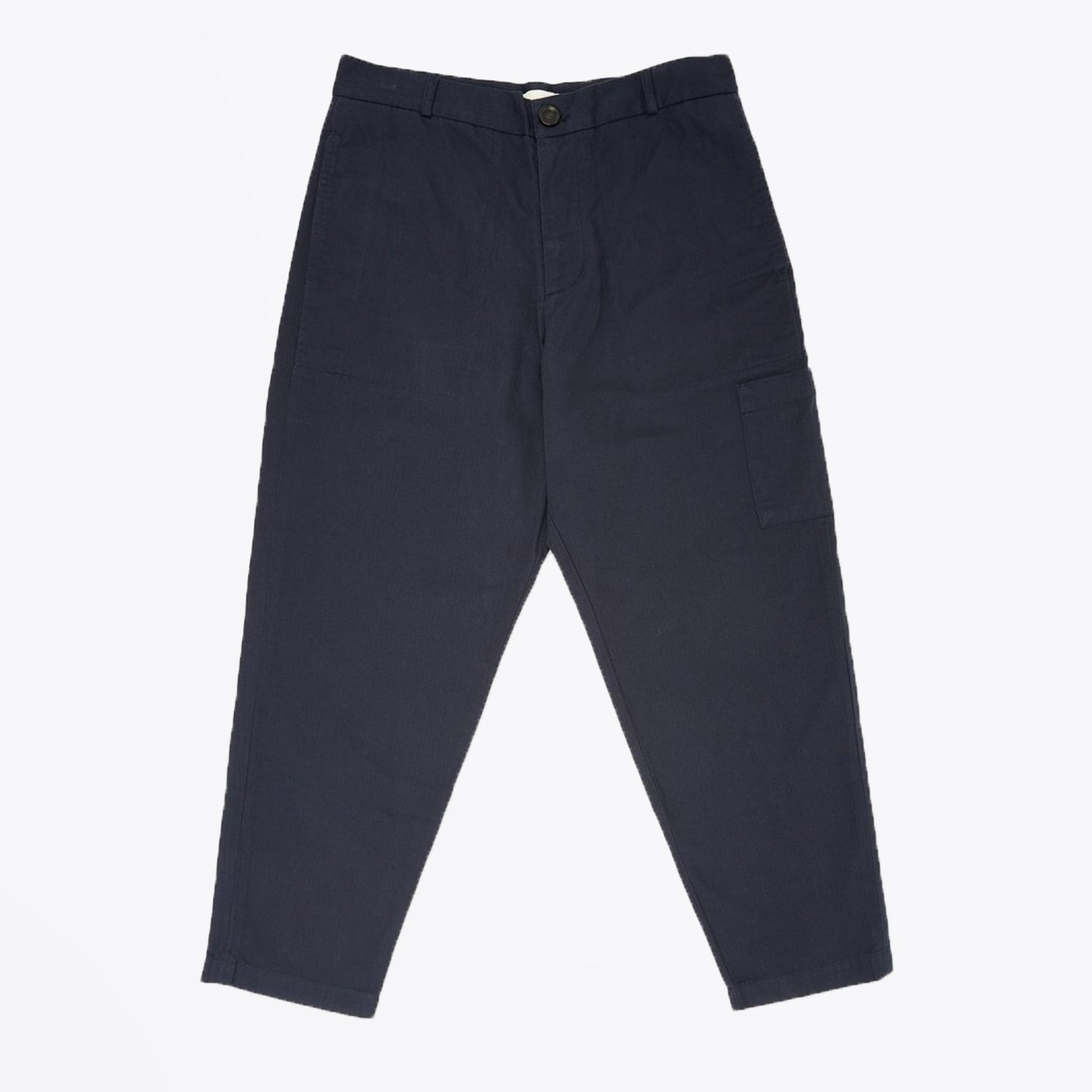 Oliver Judo - Herringbone Trousers - Navy