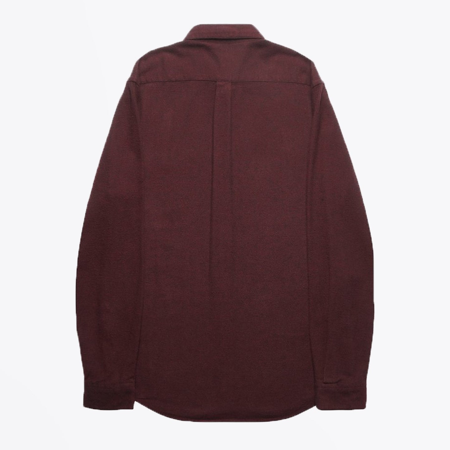 - Teca - Flannel Pocket Shirt - Burgundy/Red