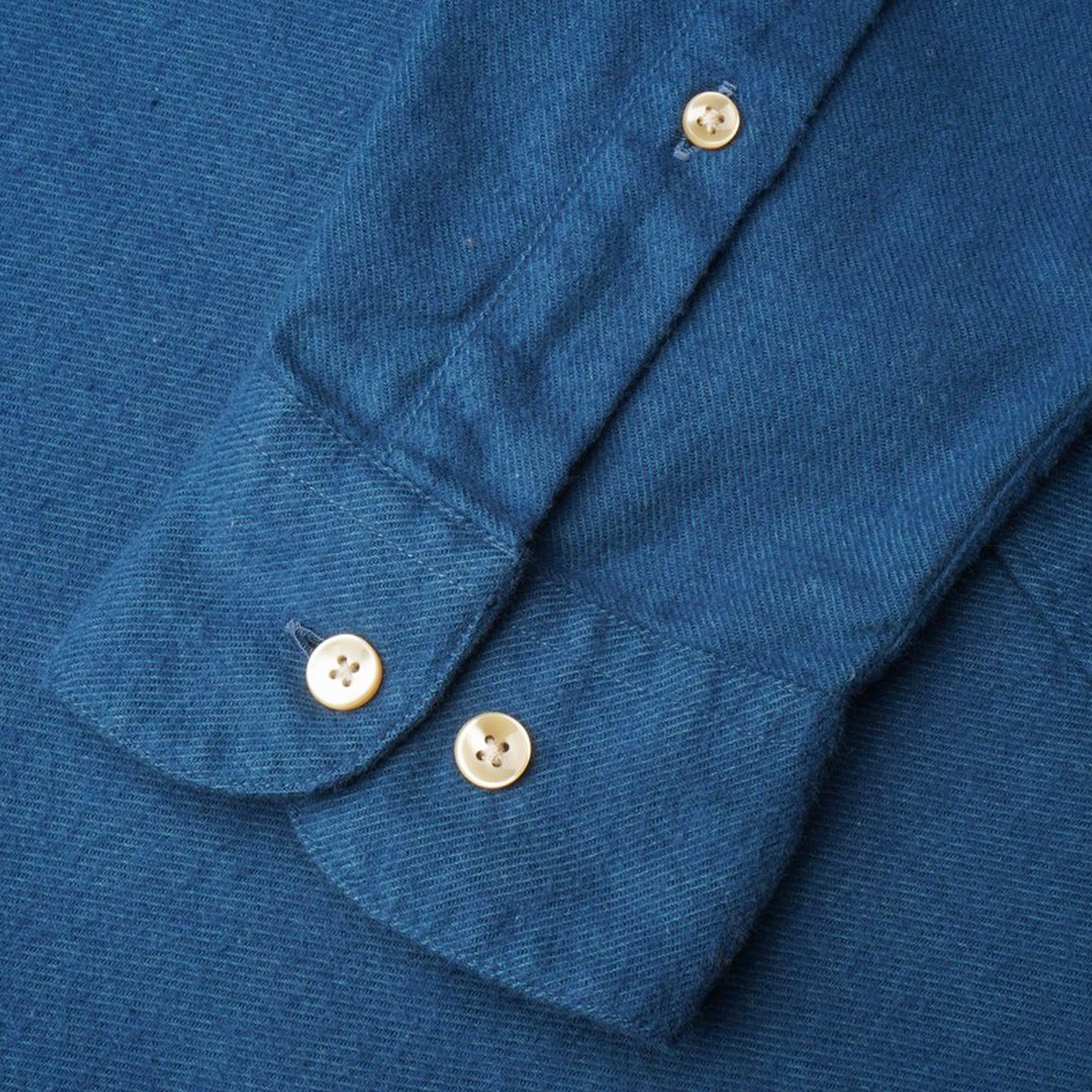 - Teca - Flannel Pocket Shirt - Blue