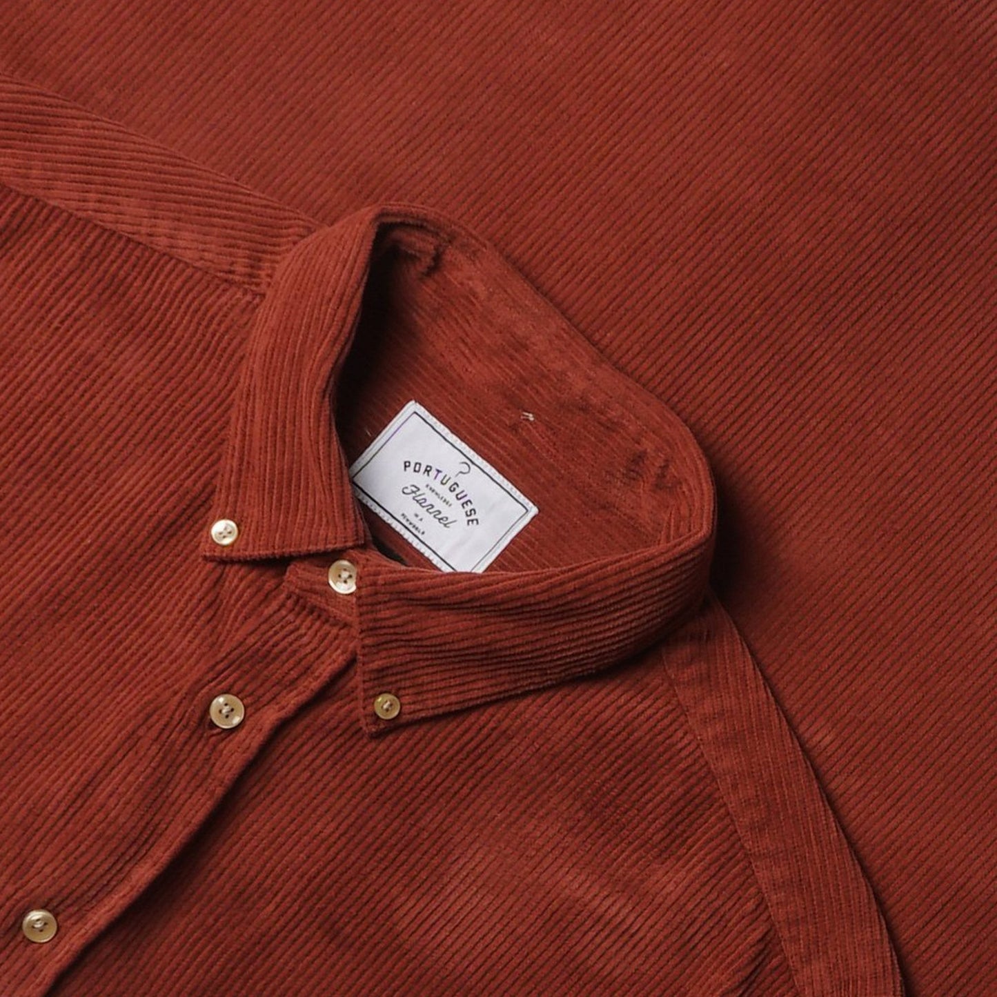 Lobo - Corduroy Shirt - Red