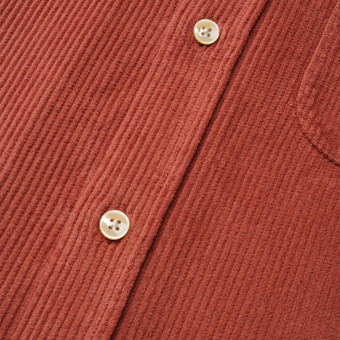 Lobo - Corduroy Shirt - Red