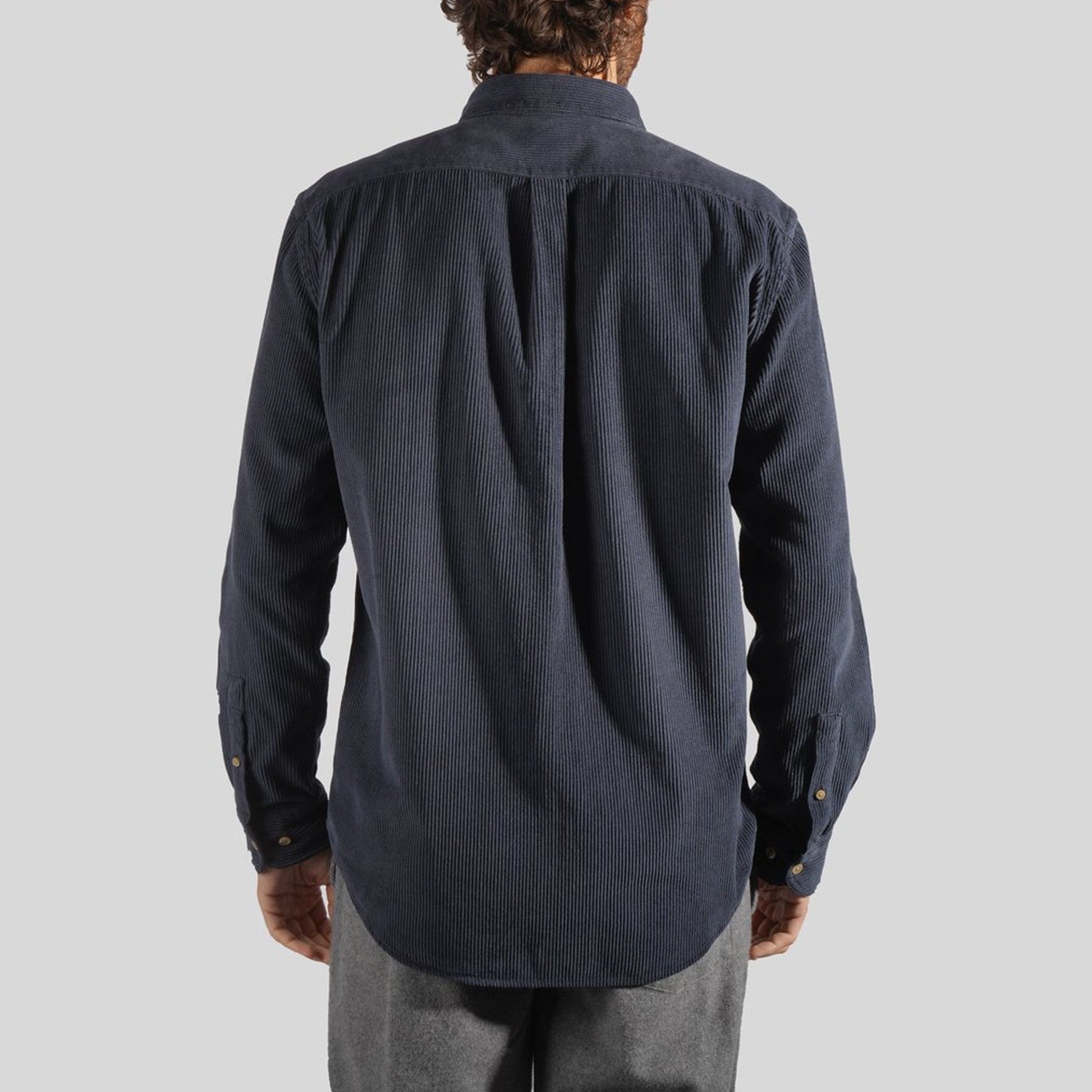 Portuguese Lobo - Corduroy Shirt - Navy