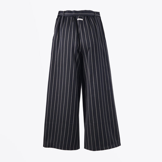 Milika - Pinstripe Culottes - Navy