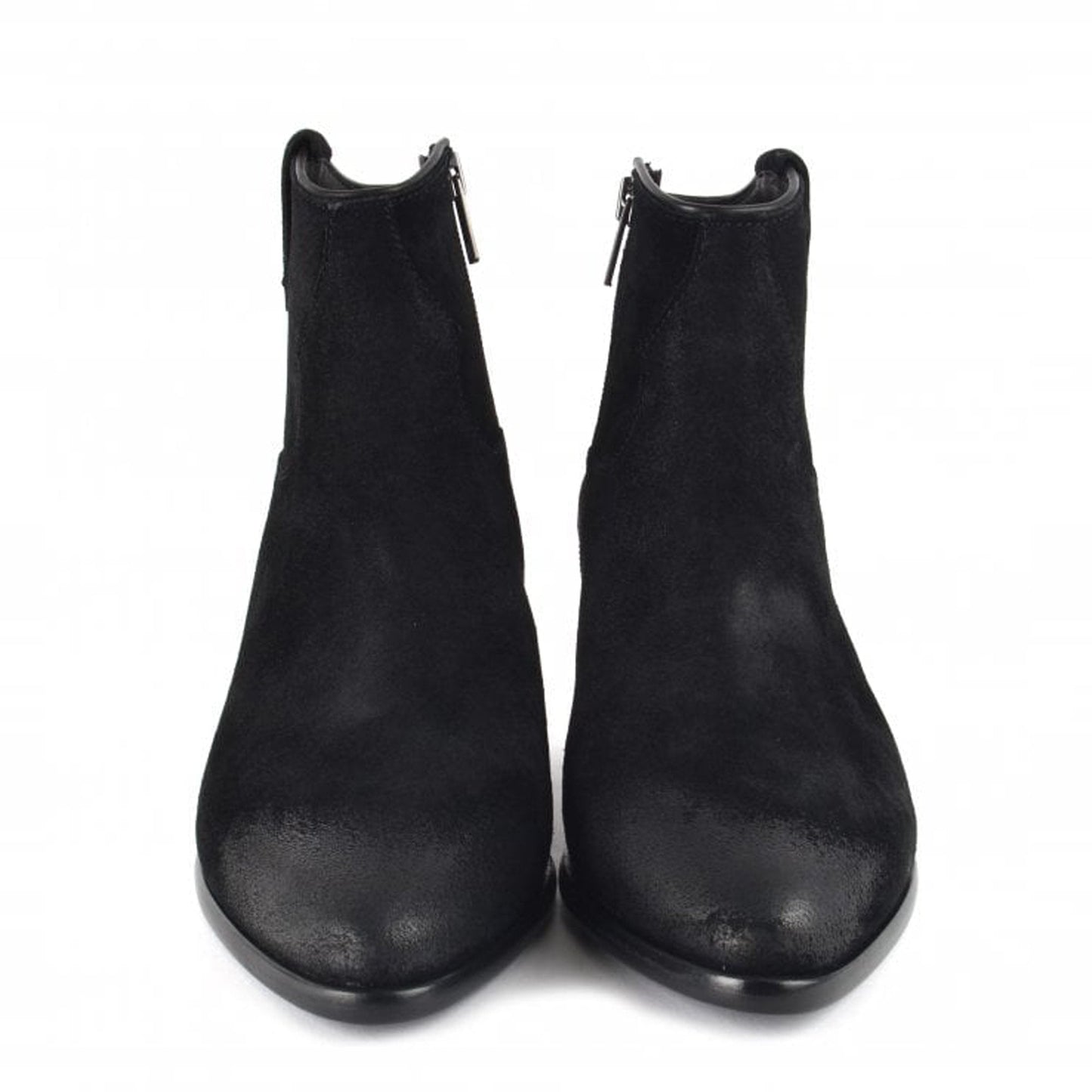 - Ankle Suede Boots - Black